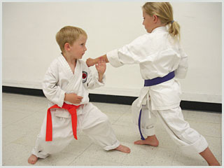 karate sparring 