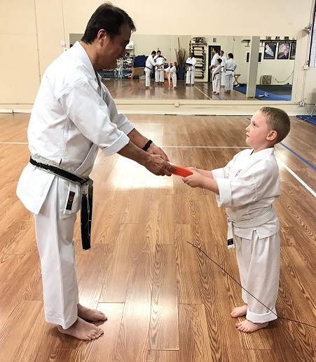 James receives 8 kyu